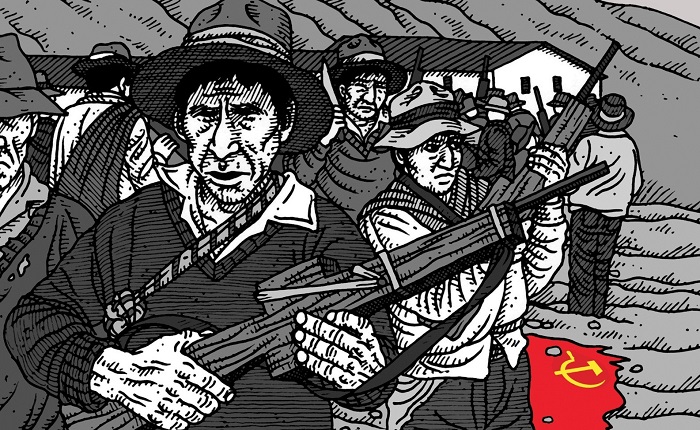 Le sentier lumineux, Chroniques des violences politiques au Pérou, de Jesús Cossío, Luis Rossell et Alfredo Villar, traduit de l’espagnol (Pérou) par Hélène Harry, ed. L’Agrume, 2015, 216&nbsp;p.